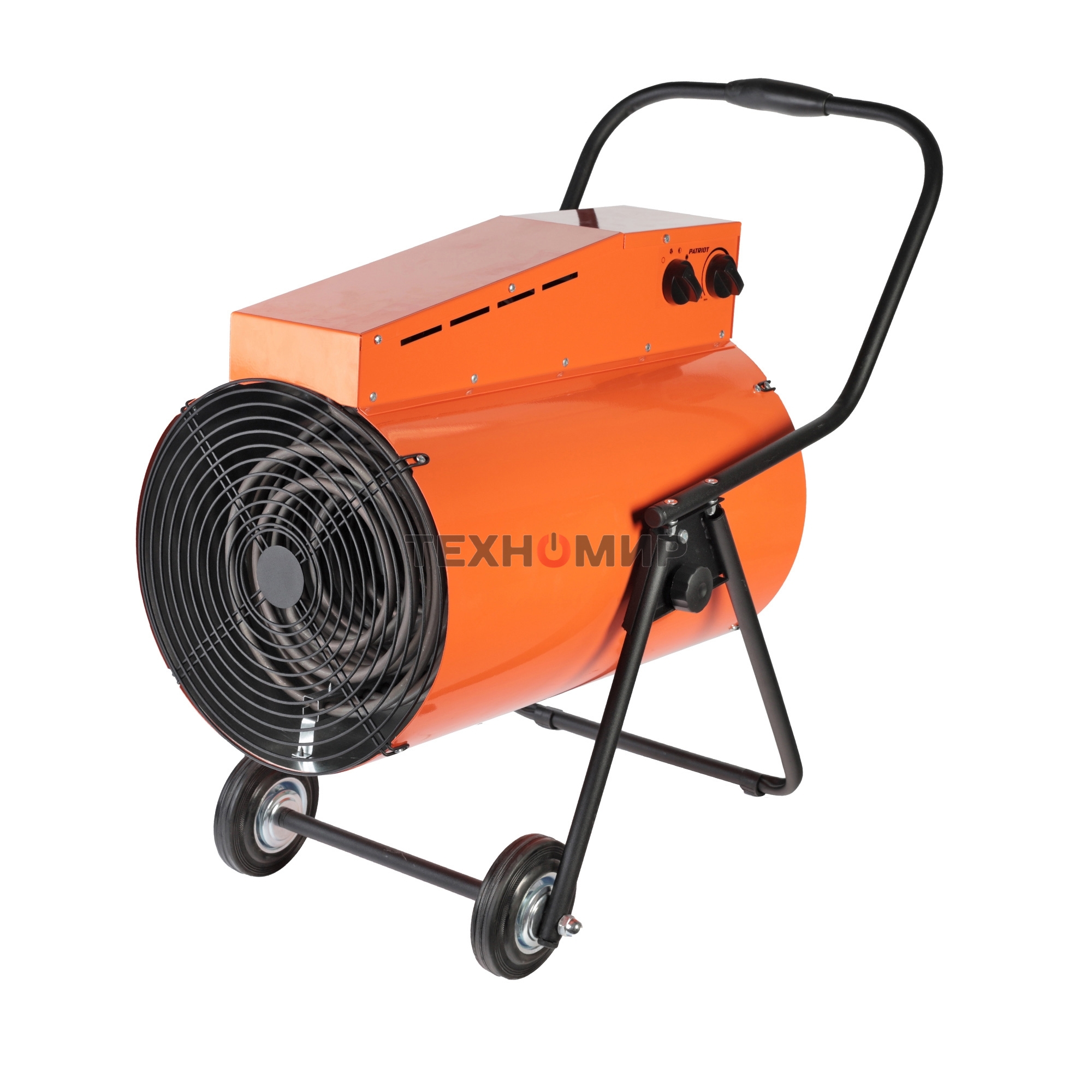 Тепловентилятор электрический Patriot PT-R 30, оранжевый/черный, 30 кВт, 270 м2, 380В, терморегулятор