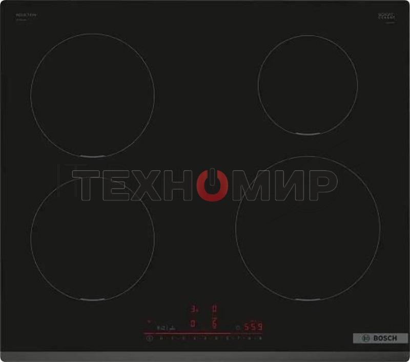 Индукционная варочная панель Bosch PIE631HB1E черный