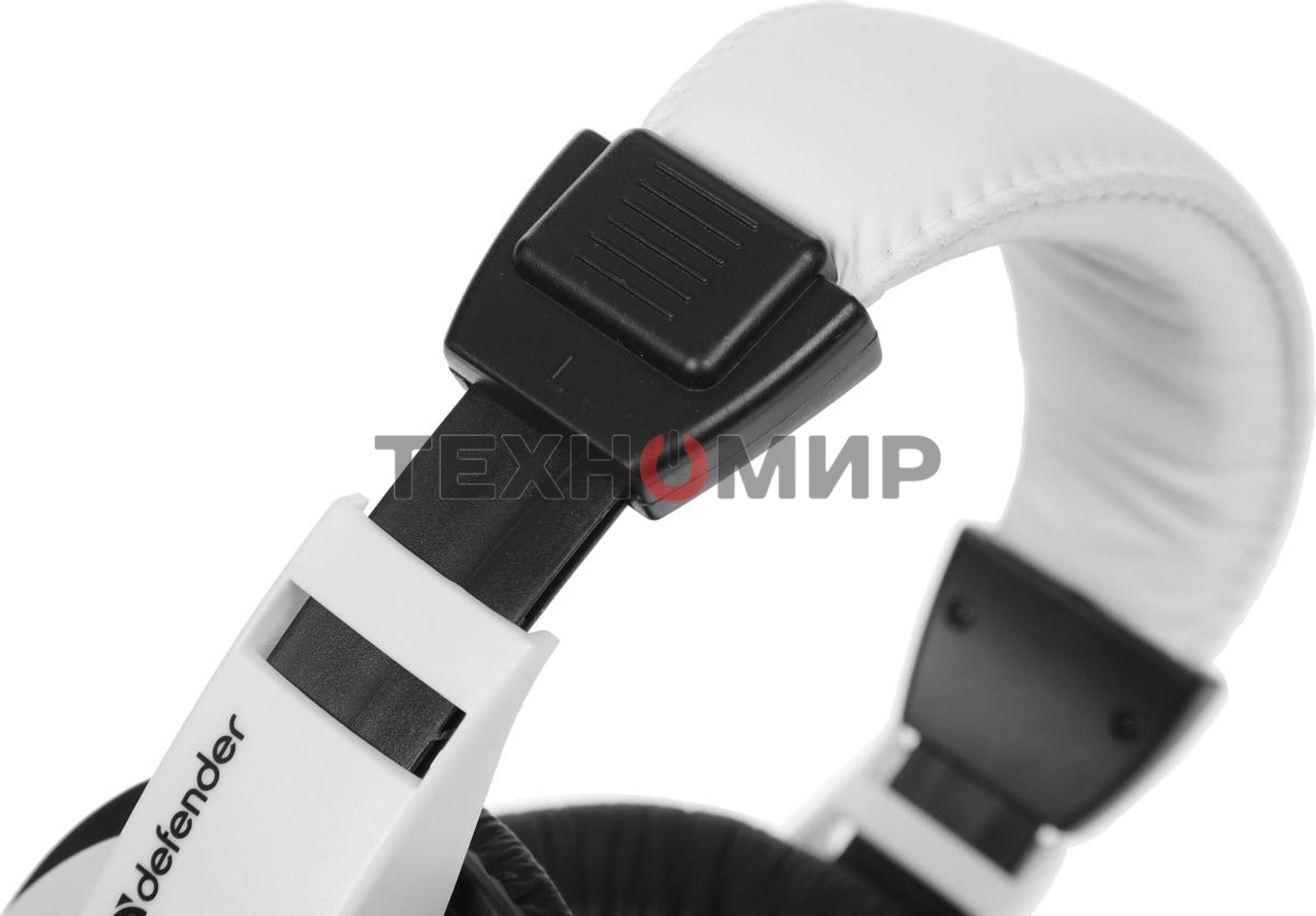 Гарнитура проводная Defender Gryphon 750 белый, кабель 2 м