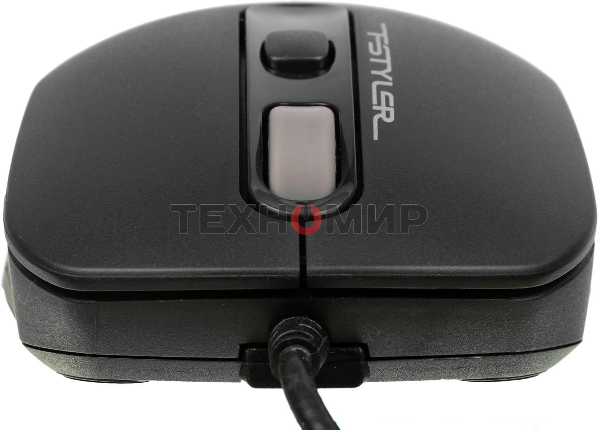 Мышь проводная A4Tech Fstyler FM10 черный/серый, 1600 dpi, USB, кнопки - 4