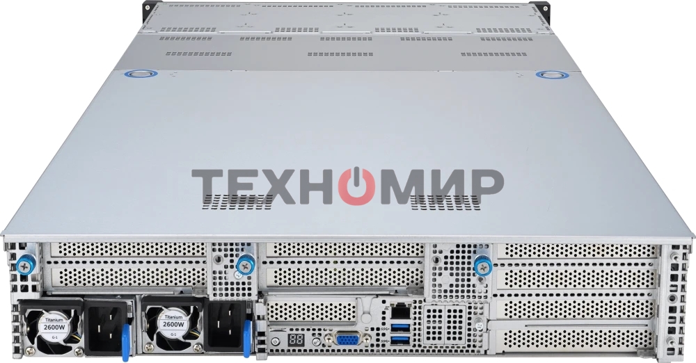 Серверная платформа ASUS RS720-E11-RS12U, 2U, 2 x LGA4677, 32 DIMM DDR5, 12=8 x NVMe/SAS*/SATA + 4 NVMe/SATA hs, 2 x M.2 slot, 2 x 10Gbe (X710) RJ45 port,Up to 8 slots PCIe 5.0, 1 x OCP 3.0, 1+1 1600W