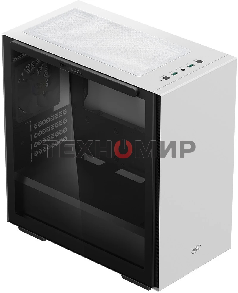 Компьютерный корпус Deepcool MACUBE 110 WH белый без БП ATX 1x120мм 2xUSB3.0 audio bott PSU