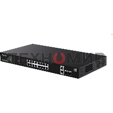 Коммутатор управляемый PoE Tenda TEG2220P-16-250W, 18 портов, 18x1 Гбит/с, SFP 2x1 Гбит/с, PoE 16x30Вт (до 230Вт)