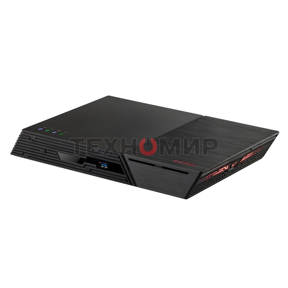 Сетевой накопитель ASUSTOR FS6706T 6-Bay M.2 SSD NAS/Intel Celeron N5105 2.0GHz up to 2.9GHz, 2GB SO-DIMM DDR4, noHDD(HDD,SSD),/2x 2,5Gb (LAN)/2xUSB3.2,HDMI; 90IX01Q1-BW3S10