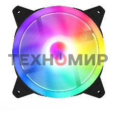 Вентилятор для корпуса GMNG GG-CF120ARGb2-PWMBK черный, 120 мм, 1500 об/мин, 26 дБ, 4 pin