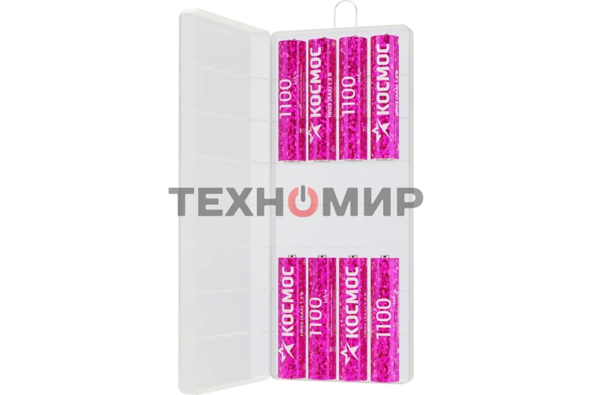 Аккумулятор Космос R03 NI-MH 1100 мАч 8B (уп.8шт)