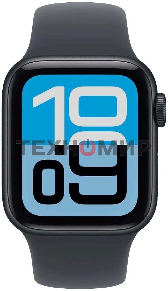 Умные часы Apple Watch SE 3 2025 A3325 44мм OLED корп.темная ночь Sport Band рем.темная ночь разм.брасл.:M/L (MEHQ4LW/A)
