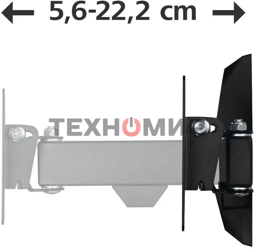 Кронштейн для телевизора Hama H-118113 черный, 10