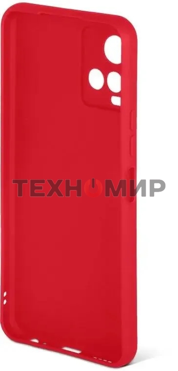Чехол (клип-кейс) DF vCase-06 для Vivo Y21/Y33s красный