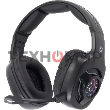 Гарнитура беспроводная/проводная с микрофоном Оклик HS-L575G черный накладные BT оголовье (1895253)