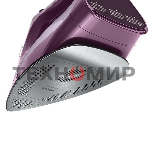 Утюг Braun SI7181VI сиреневый/фиолетовый, 3100 Вт, 50 г/мин, 230 г/мин, 300 мл