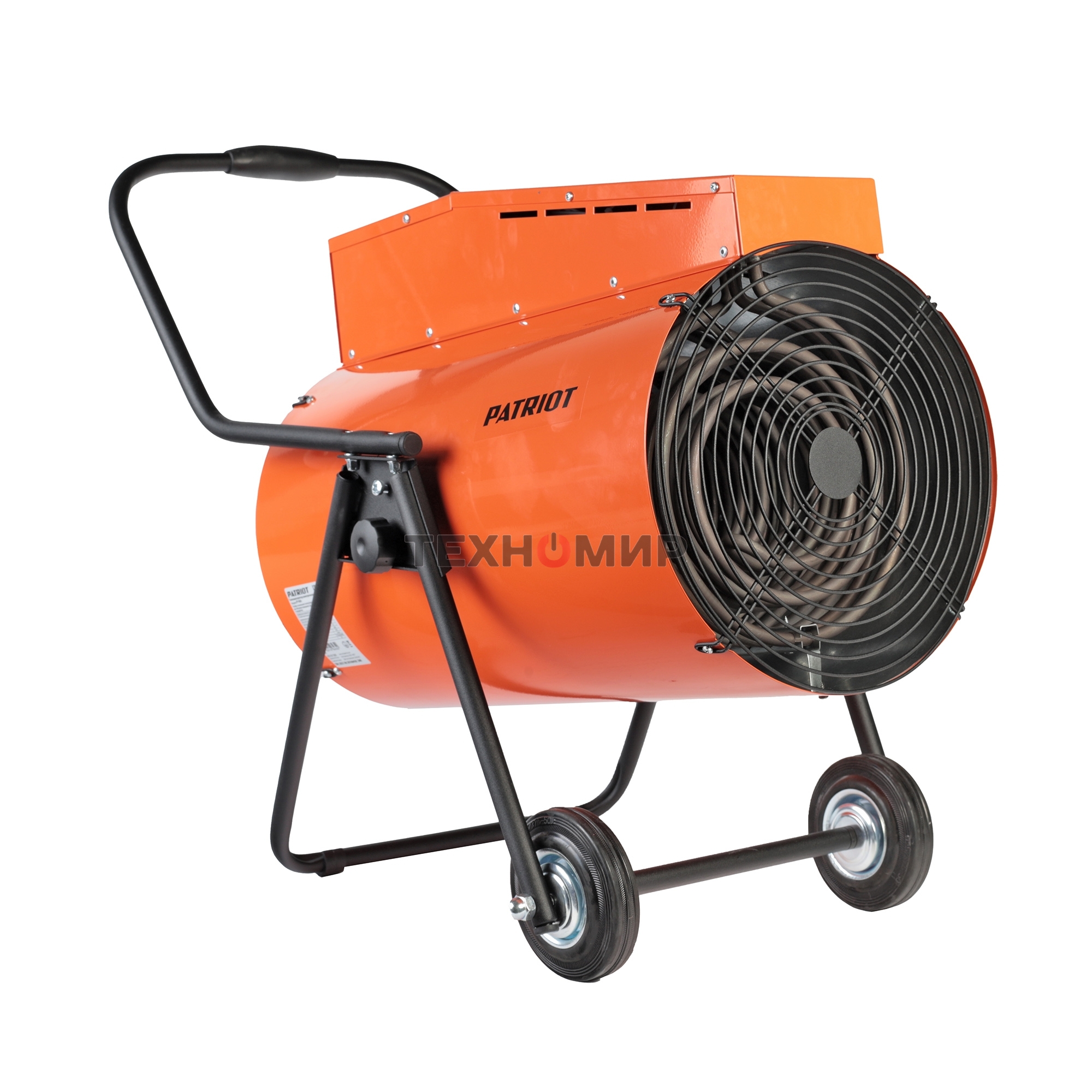 Тепловентилятор электрический Patriot PT-R 30, оранжевый/черный, 30 кВт, 270 м2, 380В, терморегулятор