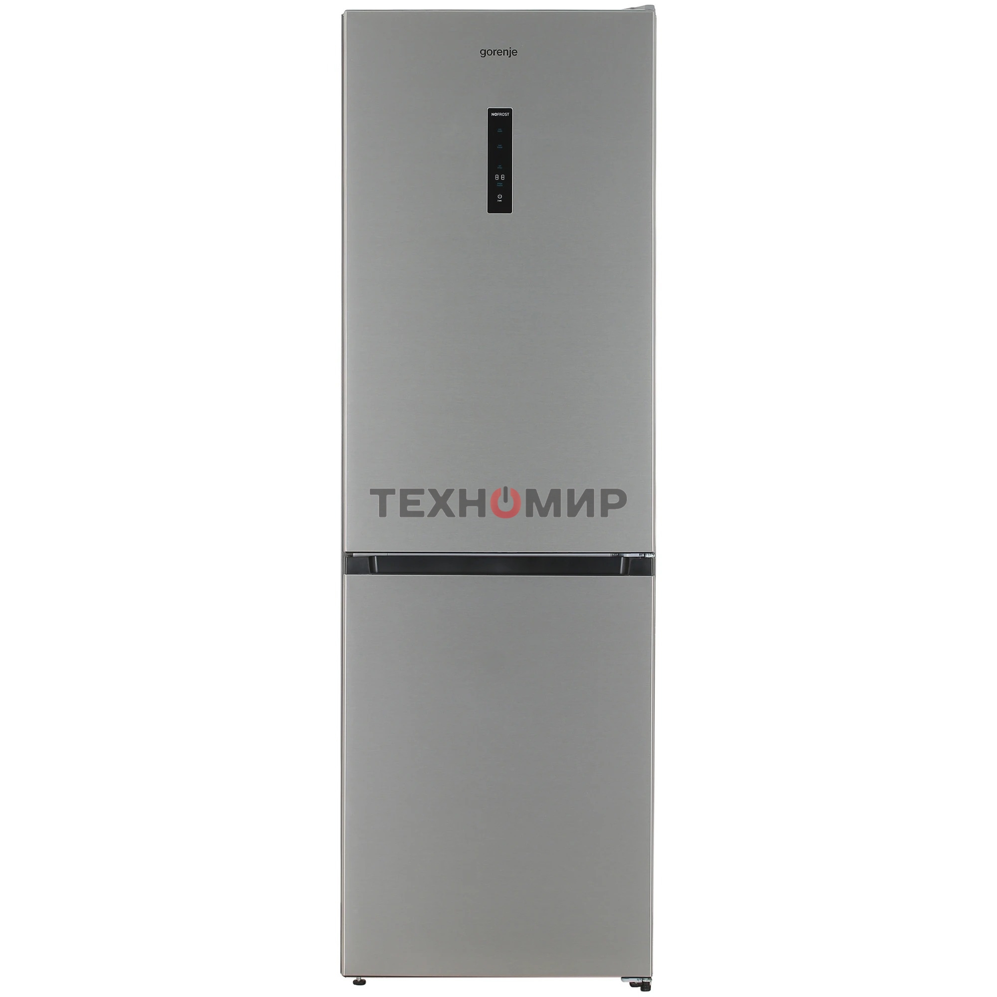 Холодильник Gorenje NRKP61EA2XL4 серебристый металлик двухкамерный 203/99л морозилка снизу, No Frost