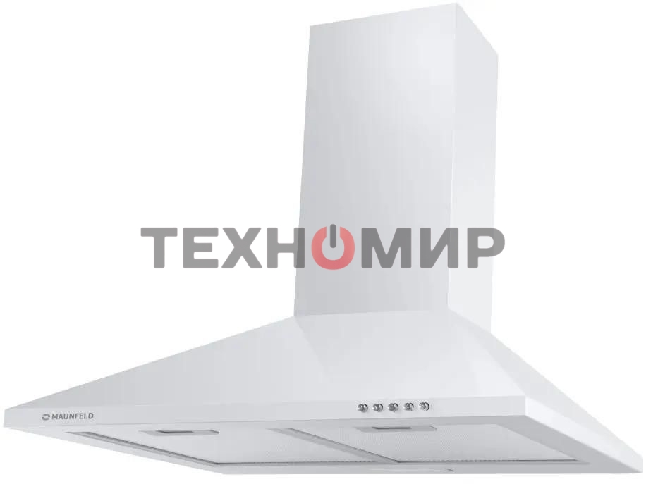 Вытяжка купольная Maunfeld Cork 60, белый, 60 см, 620 куб. м/ч, 47 дБ
