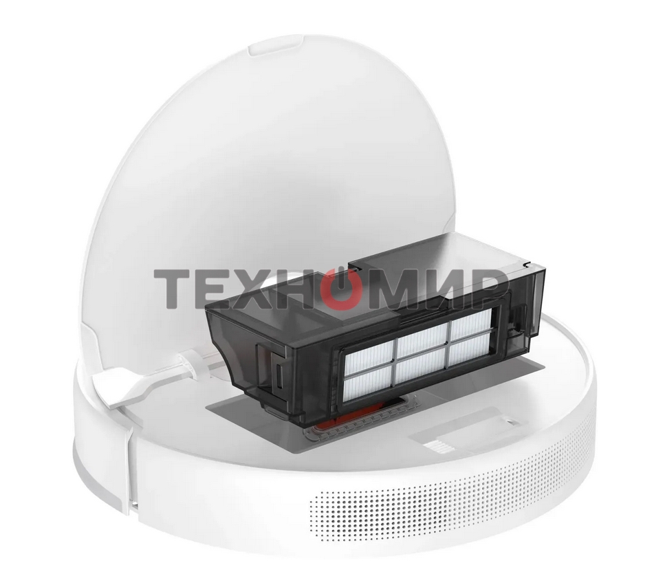 Робот-пылесос Dreame RLS3D Vacuum and Mop D10 Plus белый, 46 Вт, 5200 мА·ч Li-Ion, уборка сухая/влажная, пылесборник контейнер 0.4 л