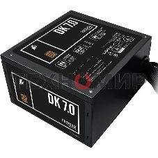 Блок питания 1STPLAYER DK PREMIUM PS-700AX, 700Вт, 80 PLUS Bronze, 120мм, черный