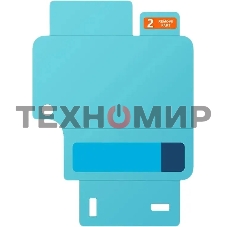 Защитная пленка для экрана Samsung прозрачный для Samsung Galaxy Z Flip6 прозрачный 2шт. (EF-UF741CTEGRU)