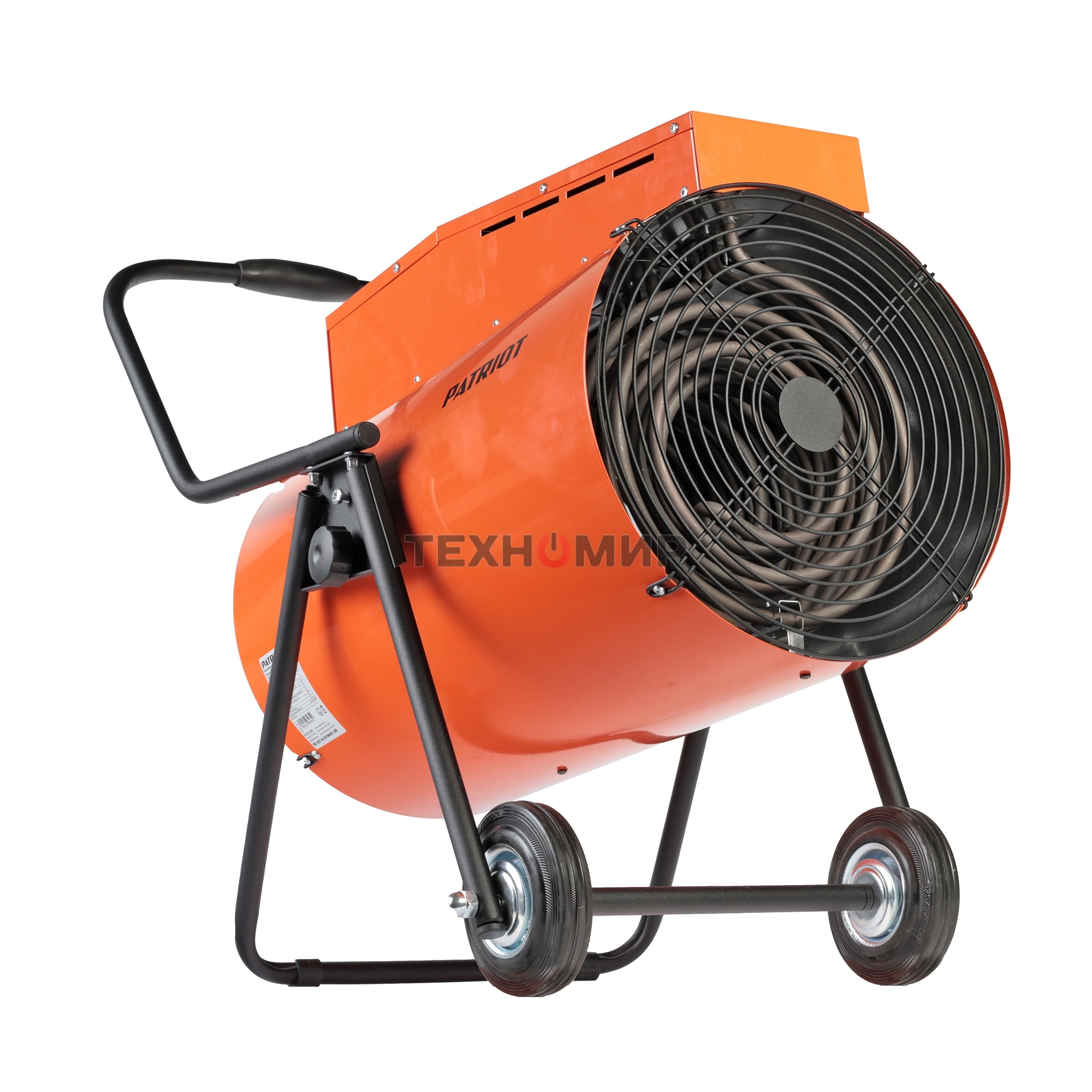 Тепловентилятор электрический Patriot PT-R 30, оранжевый/черный, 30 кВт, 270 м2, 380В, терморегулятор
