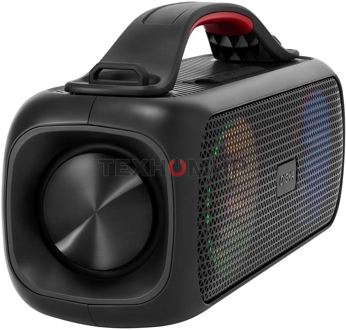 Колонка портатитвная Digma D-PS1531 черный/черный 40W 2.0 BT 10м 3000mAh (SP1531B)