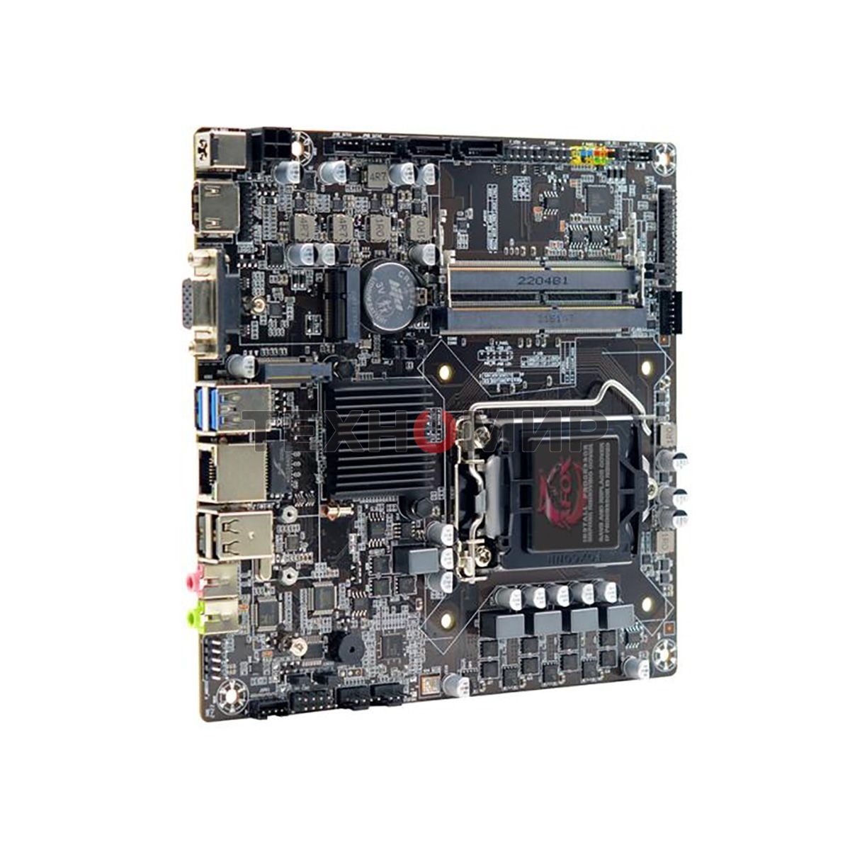 Материнская плата AFOX AFH510-MI, Socket 1200, Intel H510, 2xDDR4, 2xSATA, 1xM.2, 1xHDMI, 1xVGA, 1x 1Gb LAN, 2xUSB-A 3.0, 2xUSB-A 2.0, 2x3.5 мм, 5.1, Mini-ITX