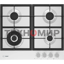 Газовая варочная панель Indesit THPM 642 WS/WH/I, независимая, белый
