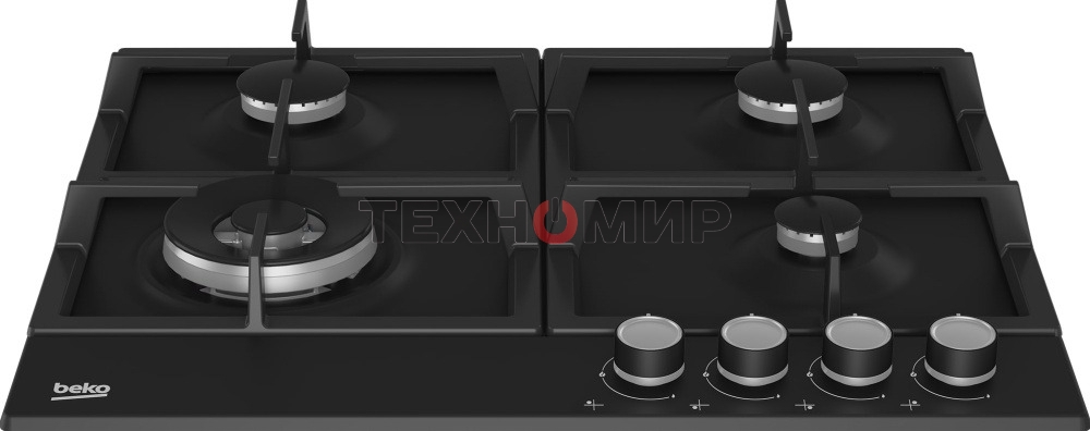 Газовая варочная панель Beko HIAW 64225 SB, черный