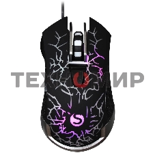 Мышь проводная SunWind SW-M705G черный, 3600 dpi, USB, кнопки - 6