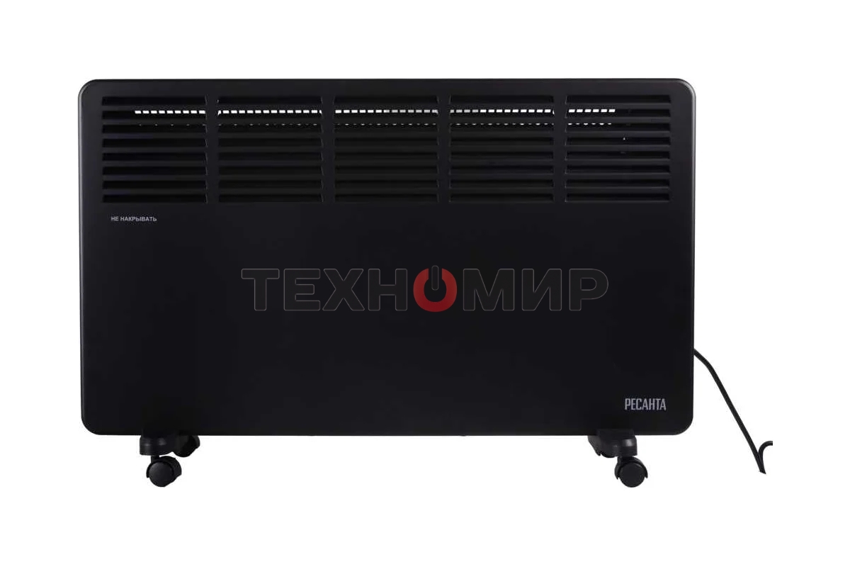 Конвектор Ресанта ОК-2000Ч, черный, 2000 Вт, 25 м2, термостат 67/4/37