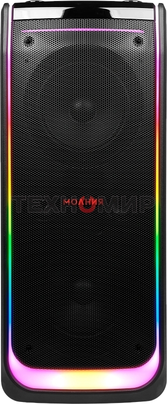 Колонка портативная Ural Молния 10000 черный 1000W 1.1 BT/3.5Jack/USB-C 20м 8000mAh (УРАЛ МОЛНИЯ 10000)