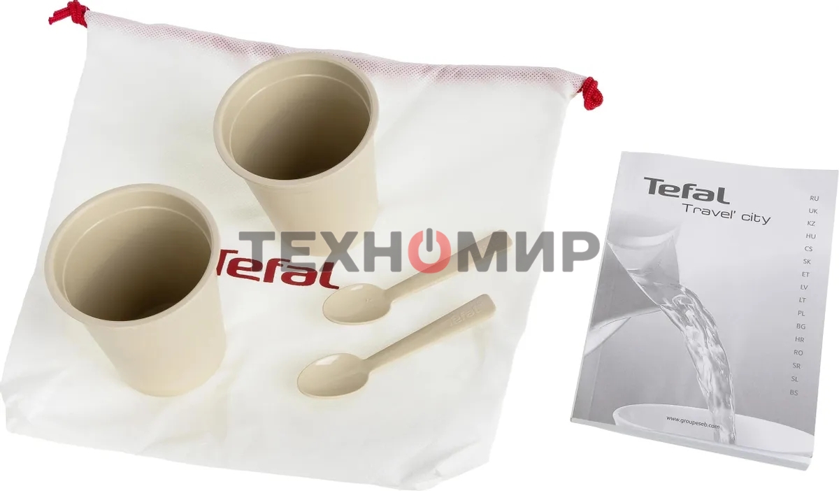 Чайник электрический Tefal KO120130 0.5л. 650Вт белый/бежевый(корпус: пластик)