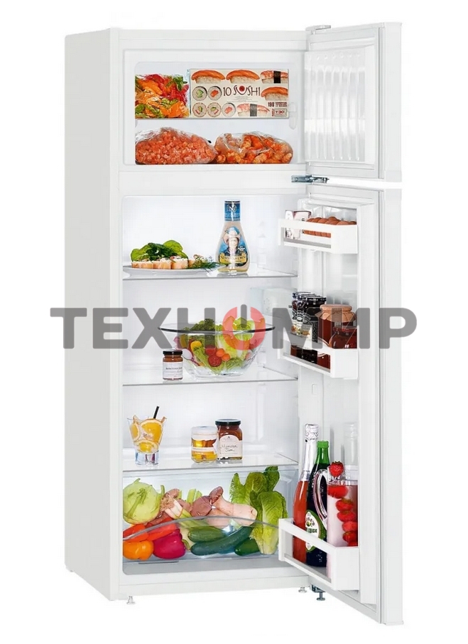 Холодильник Liebherr CTE 2531-26 001 белый двухкамерный 189/44л морозилка сверху