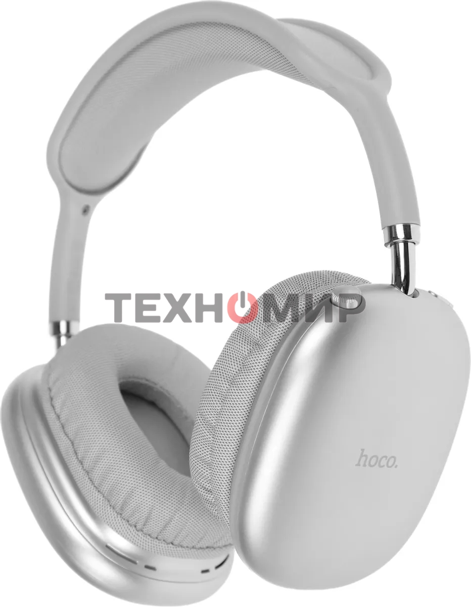 Наушники мониторные Hoco Air Triumph W35 серебристый беспроводные bluetooth оголовье