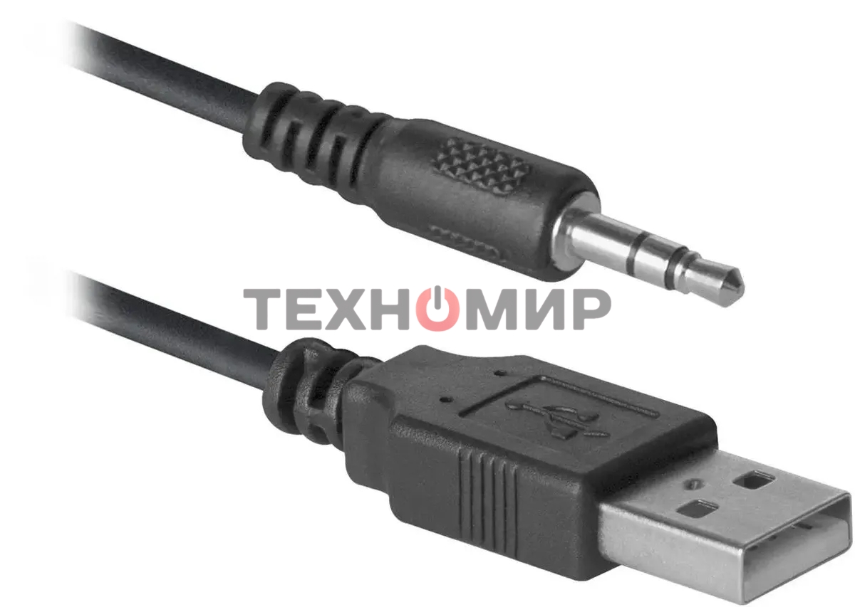 Акустическая система Defender SPK-240 2.0 черный (2x3 Вт, USB пит, раз. д. науш.)