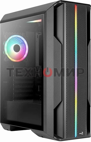 Компьютерный корпус Aerocool/Formula Splinter Duo-G-BK-v1 черный без БП mATX 2x120мм 2xUSB3.0 audio