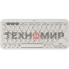 Клавиатура беспроводная Logitech K380, Bluetooth, белый