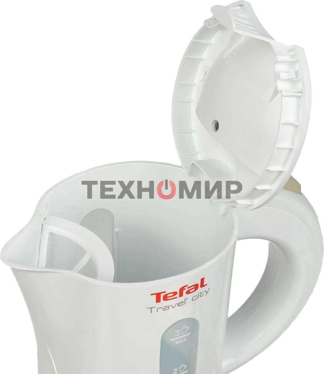 Чайник электрический Tefal KO120130 0.5л. 650Вт белый/бежевый(корпус: пластик)
