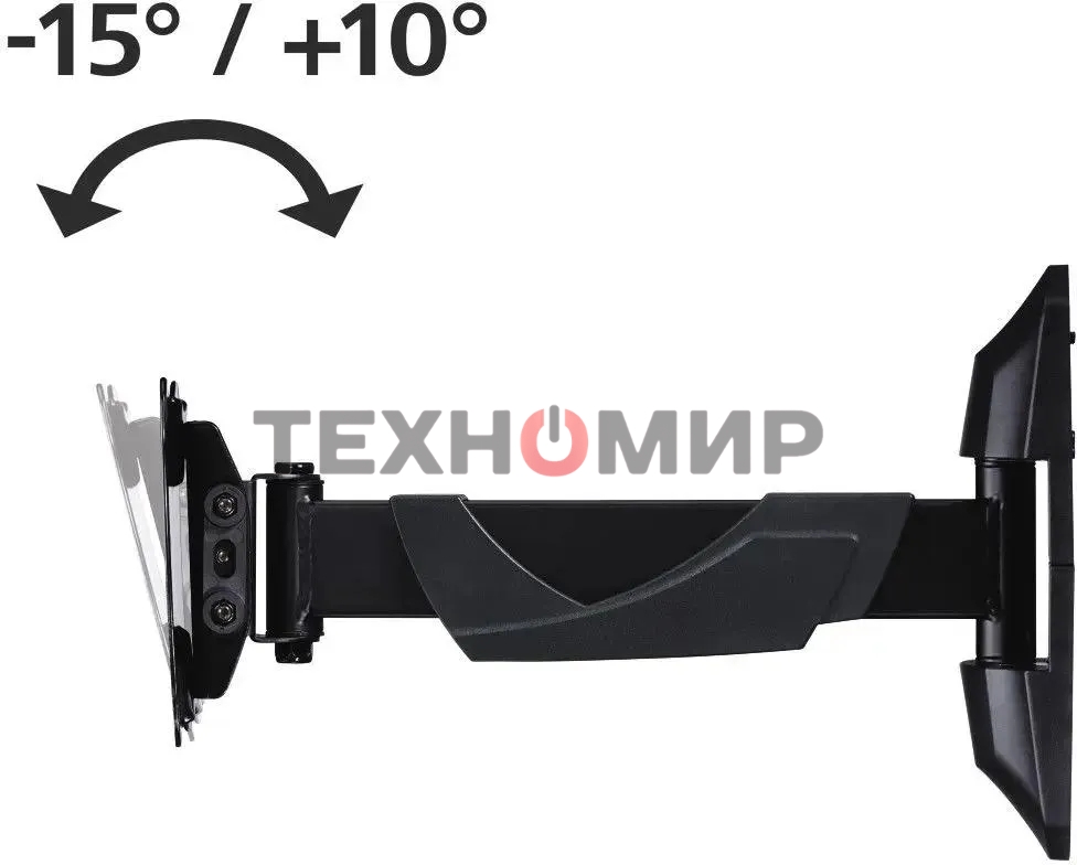 Кронштейн для телевизора Hama FULLMOTION черный, 10