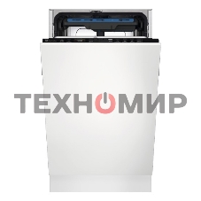 Встраиваемая посудомоечная машина Electrolux EEM63310L, черный, 44.6 см, 10 компл., 44 дБ, класс A
