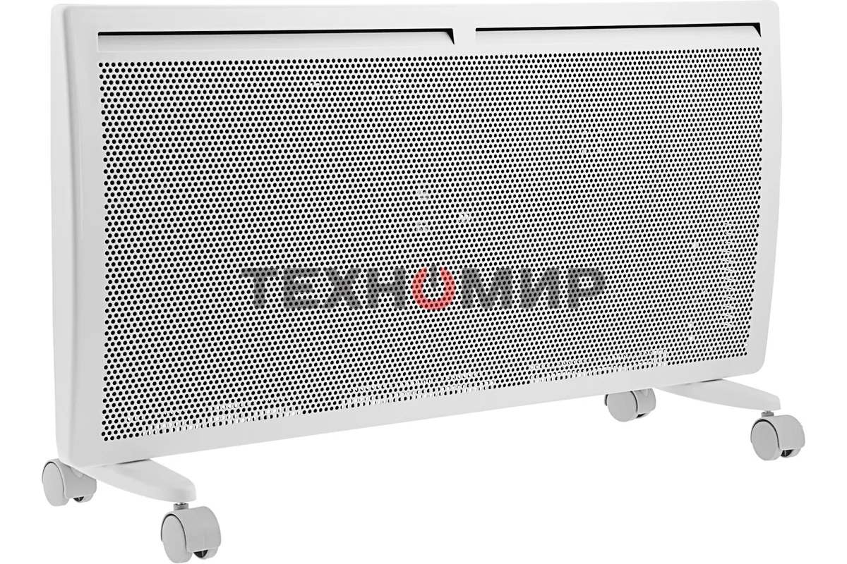 Конвектор электрический гибридный Denzel HybridX-2000 белый, 2000 Вт, 30 м2, термостат, дисплей