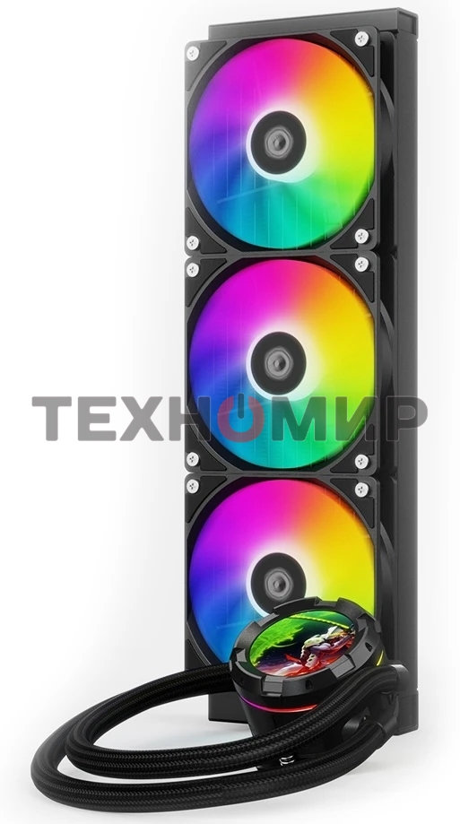 Система жидкостного охлаждения для процессора ID-COOLING SL360 XE черный 120мм алюминий+медь 1800rpm 30db 4-pin 350W