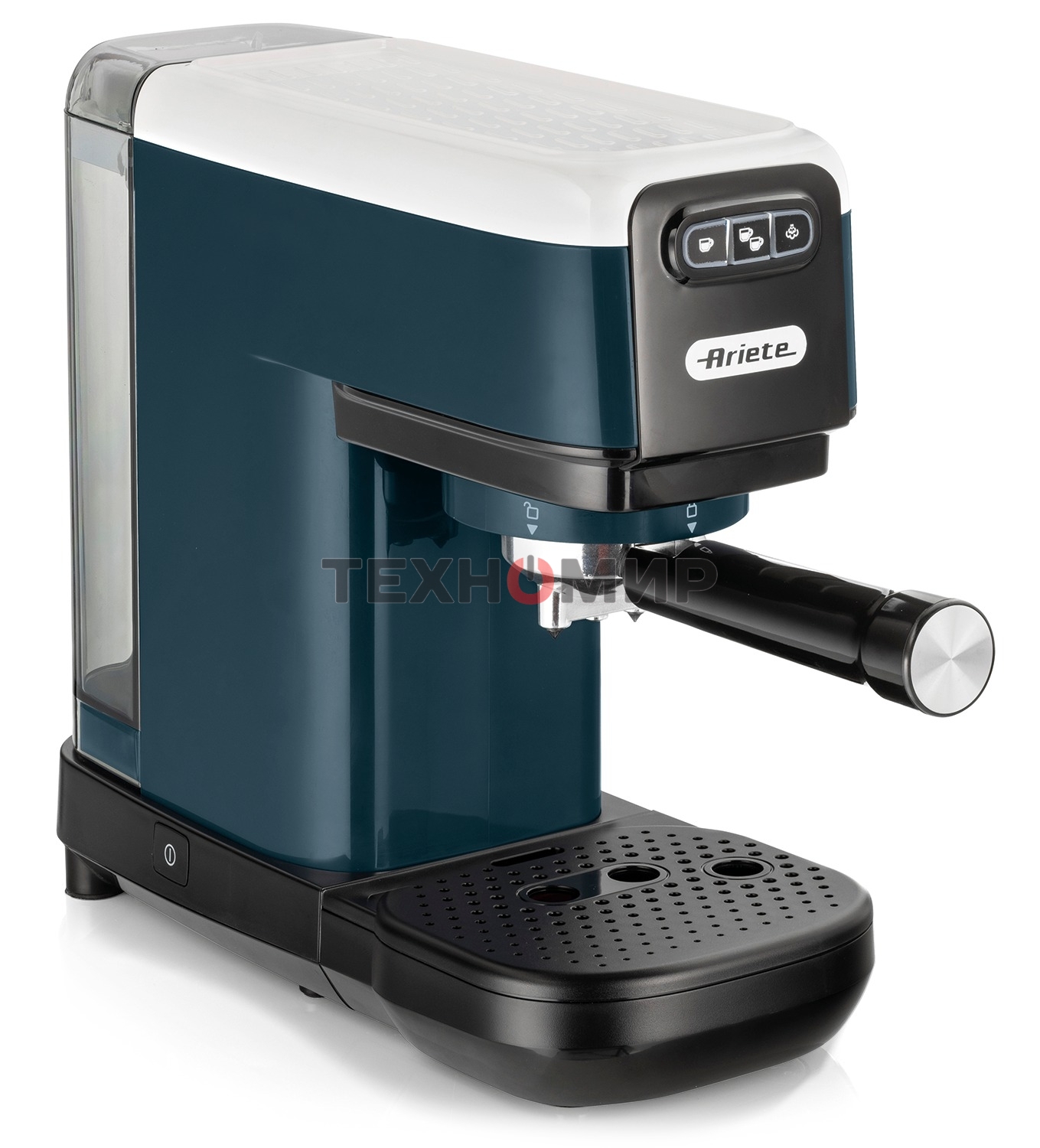 Кофеварка рожковая Ariete 00M139911AR0 маренго/белый, молотый/капсулы, 1,1 л, 1300 Вт 15 бар