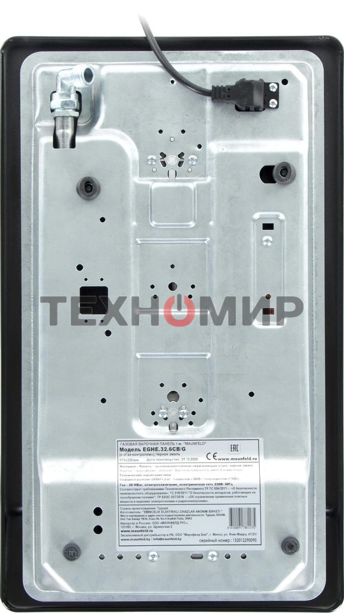 Газовая варочная панель Maunfeld EGHE.32.6CB/G