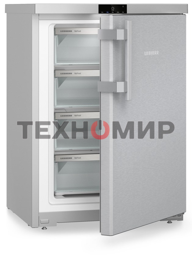 Морозильная камера Liebherr FNsddi 1624-20 001, нержавеющая сталь, 86 л, 4 ящика