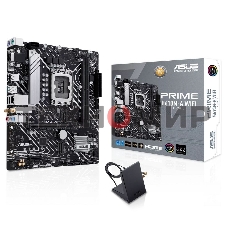 Материнская плата ASUS PRIME H610M-A WIFI, LGA 1700, Intel H610, 2xDDR5, 4xSATA, 2xM.2, 1xPCIe 4.0 x16, 1xDP, 1xHDMI, 1xVGA, 1x1Gb LAN, 1xUSB 3.2 Gen 2, 4xUSB 2.0, 3x3.5 мм, 7.1, mATX