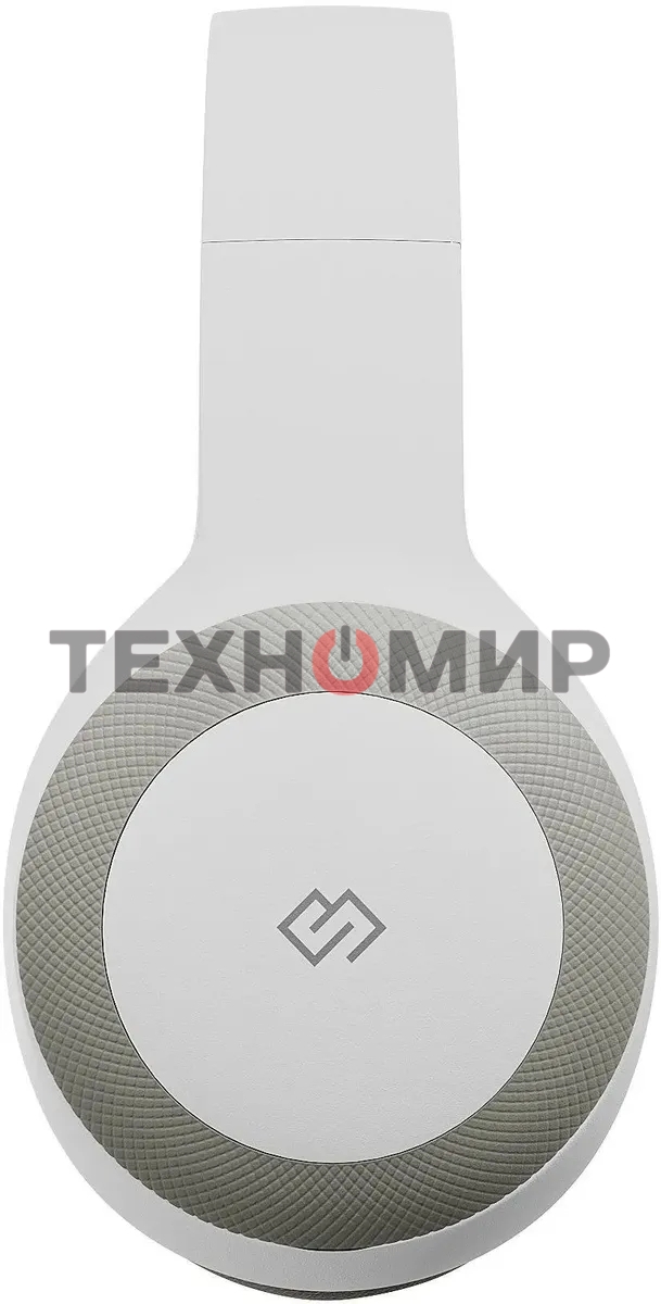 Гарнитура накладные Digma BT-15 беспроводные bluetooth оголовье белый/серый