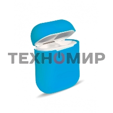 Силиконовый кейс для TWS наушников AirPods, голубой (SBECASE-001S-BU)