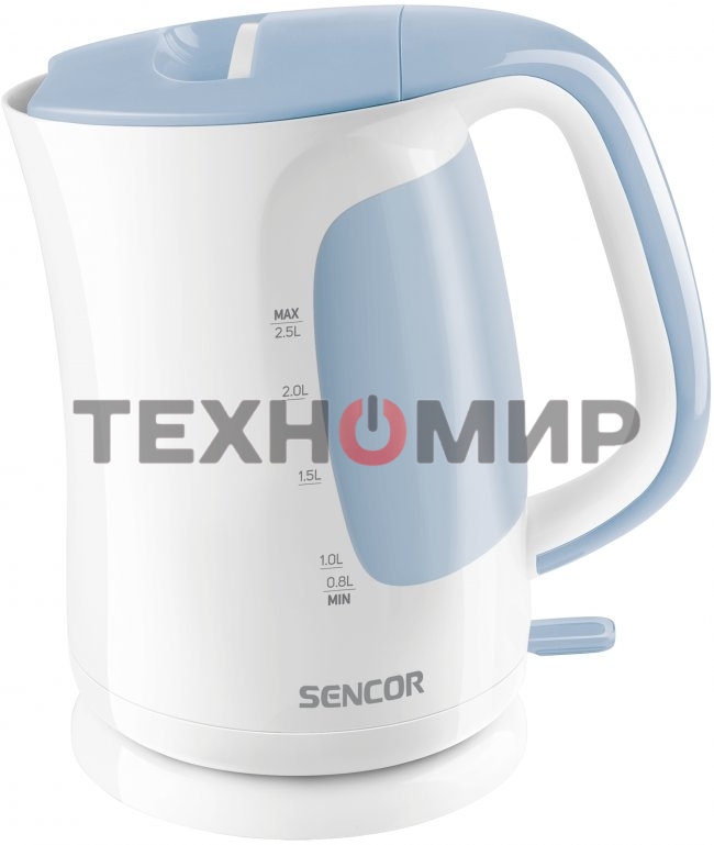 Чайник электрический Sencor SWK 2510WH пластик, 2,5 л, 2200 Вт, белый