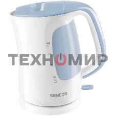 Чайник электрический Sencor SWK 2510WH пластик, 2,5 л, 2200 Вт, белый