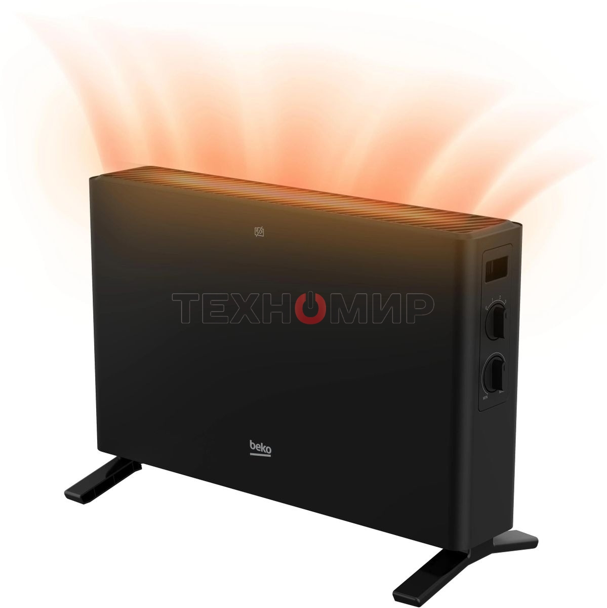 Конвектор электрический Beko Winter Range RHC 5218 B черный, 1800 Вт, 20 м2, термостат