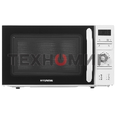 Микроволновая печь Hyundai HYM-D3027 белый, 20 л, 700 Вт, переключатели - кнопки, поворотный механизм